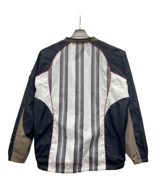 F.C.R.B.（エフシーレアルブリストル）F.C.R.B. (エフシーレアルブリストル) ナイロンピステ ホワイト×ブラウン サイズ:XLの古着・服飾アイテム