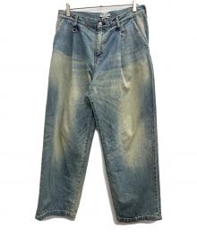 uniform experiment（ユニフォームエクスペリメント）の古着「デニムパンツ」｜ブルー
