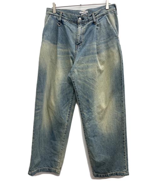 uniform experiment（ユニフォームエクスペリメント）uniform experiment (ユニフォームエクスペリメント) デニムパンツ ブルー サイズ:3の古着・服飾アイテム
