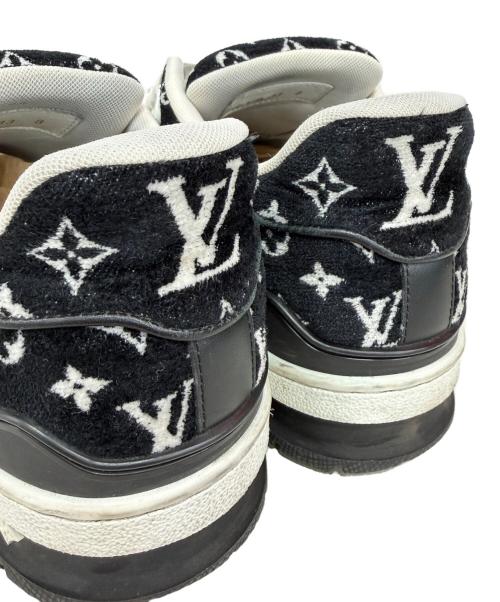 LOUIS VUITTON（ルイ ヴィトン）LOUIS VUITTON (ルイ ヴィトン) スニーカー LVトレイナー ブラック サイズ:US8の古着・服飾アイテム