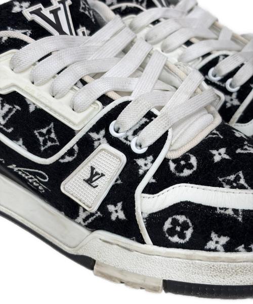 LOUIS VUITTON（ルイ ヴィトン）LOUIS VUITTON (ルイ ヴィトン) スニーカー LVトレイナー ブラック サイズ:US8の古着・服飾アイテム