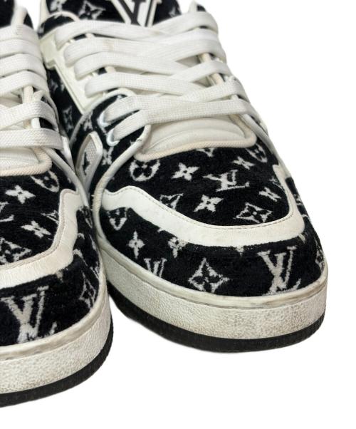 LOUIS VUITTON（ルイ ヴィトン）LOUIS VUITTON (ルイ ヴィトン) スニーカー LVトレイナー ブラック サイズ:US8の古着・服飾アイテム