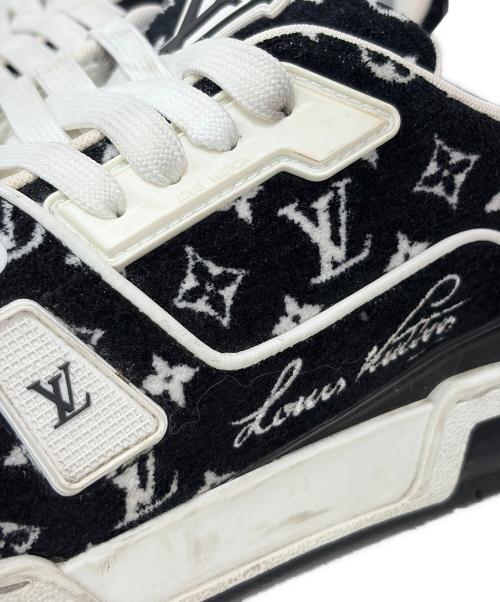 LOUIS VUITTON（ルイ ヴィトン）LOUIS VUITTON (ルイ ヴィトン) スニーカー LVトレイナー ブラック サイズ:US8の古着・服飾アイテム