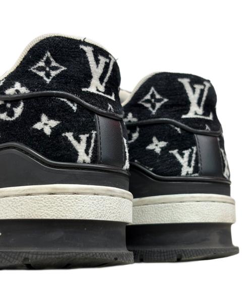 LOUIS VUITTON（ルイ ヴィトン）LOUIS VUITTON (ルイ ヴィトン) スニーカー LVトレイナー ブラック サイズ:US8の古着・服飾アイテム