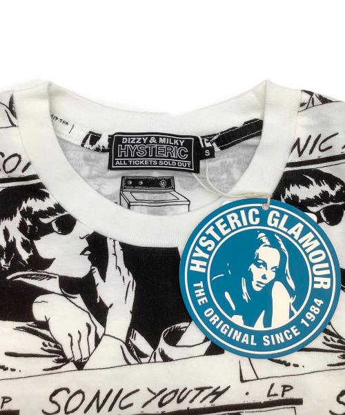 Hysteric Glamour（ヒステリックグラマー）Hysteric Glamour (ヒステリックグラマー) 半袖カットソー ホワイト サイズ:Sの古着・服飾アイテム