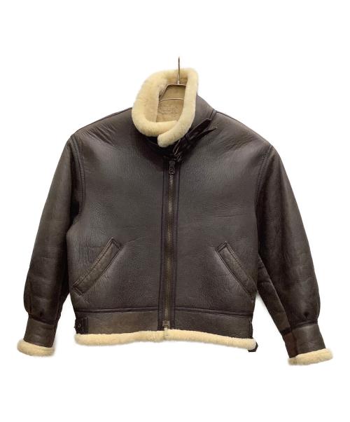 Bellezza Uomo Collection（ベレッツァ・ウォモ・コレクション）Bellezza Uomo Collection (ベレッツァ・ウォモ・コレクション) ムートンジャケット ブラウン サイズ:Lの古着・服飾アイテム