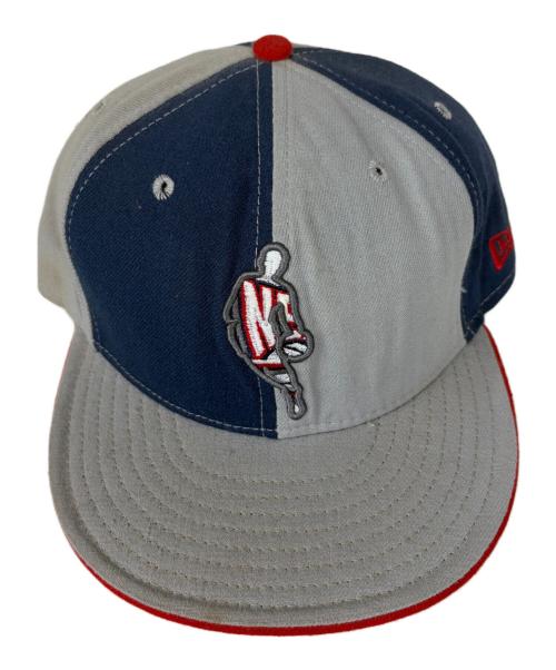 New Era（ニューエラ）New Era (ニューエラ) 59FIFTY NBA BROOKLYN NETS グレー×ネイビー サイズ:SIZE 7 5/8(60.6cm)の古着・服飾アイテム