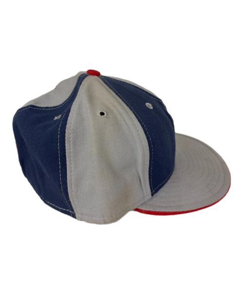 New Era（ニューエラ）New Era (ニューエラ) 59FIFTY NBA BROOKLYN NETS グレー×ネイビー サイズ:SIZE 7 5/8(60.6cm)の古着・服飾アイテム