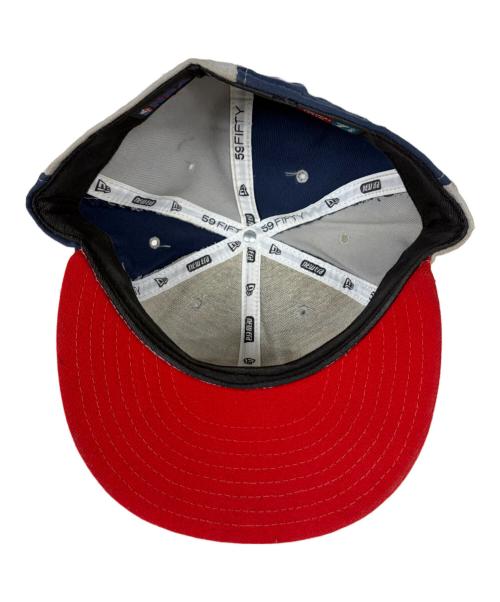 New Era（ニューエラ）New Era (ニューエラ) 59FIFTY NBA BROOKLYN NETS グレー×ネイビー サイズ:SIZE 7 5/8(60.6cm)の古着・服飾アイテム