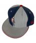 New Era（ニューエラ）の古着「59FIFTY NBA BROOKLYN NETS」｜グレー×ネイビー