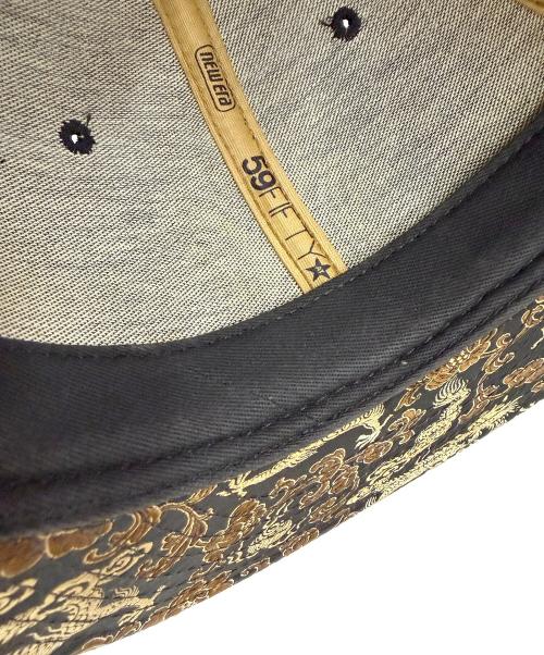 New Era（ニューエラ）New Era (ニューエラ) 59FIFTY NY YANKEES 和柄龍 ブラック サイズ:7 1/2(59.6cm)の古着・服飾アイテム