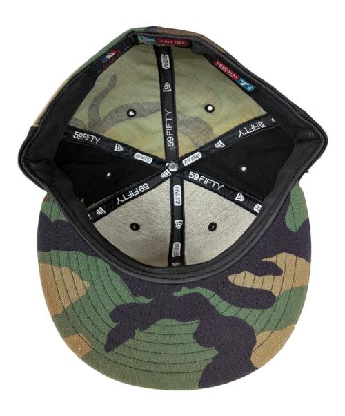 New Era（ニューエラ）New Era (ニューエラ) 59FIFTY LA DODGERS CAMO グリーン サイズ:SIZE 7 5/8(60.6cm)の古着・服飾アイテム