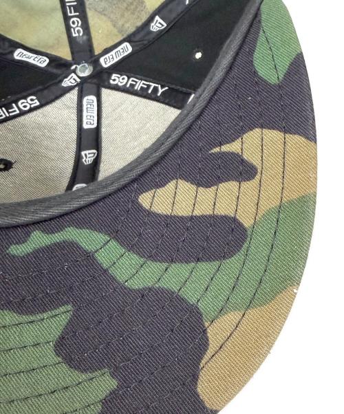 New Era（ニューエラ）New Era (ニューエラ) 59FIFTY LA DODGERS CAMO グリーン サイズ:SIZE 7 5/8(60.6cm)の古着・服飾アイテム