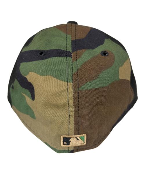 New Era（ニューエラ）New Era (ニューエラ) 59FIFTY LA DODGERS CAMO グリーン サイズ:SIZE 7 5/8(60.6cm)の古着・服飾アイテム