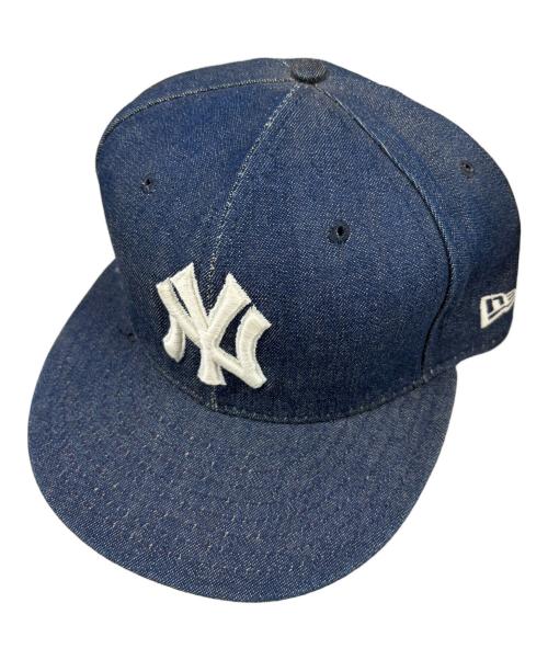 New Era（ニューエラ）New Era (ニューエラ) 59FIFTY NY YANKEES DENIM インディゴ サイズ:SIZE 7 3/4(61.5cm)の古着・服飾アイテム
