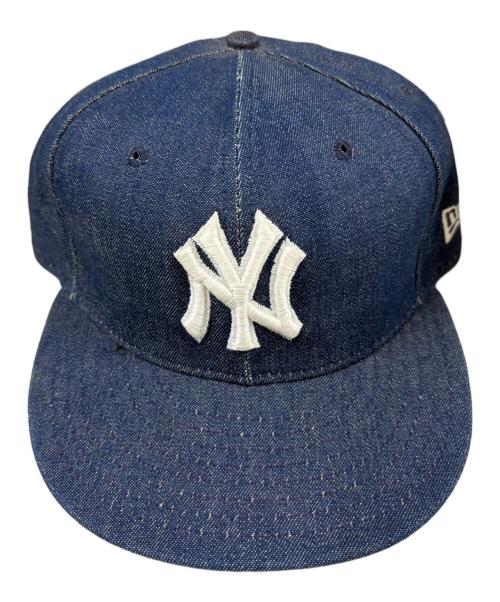 New Era（ニューエラ）New Era (ニューエラ) 59FIFTY NY YANKEES DENIM インディゴ サイズ:SIZE 7 3/4(61.5cm)の古着・服飾アイテム