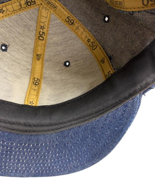 New Era（ニューエラ）New Era (ニューエラ) 59FIFTY NY YANKEES DENIM インディゴ サイズ:SIZE 7 3/4(61.5cm)の古着・服飾アイテム