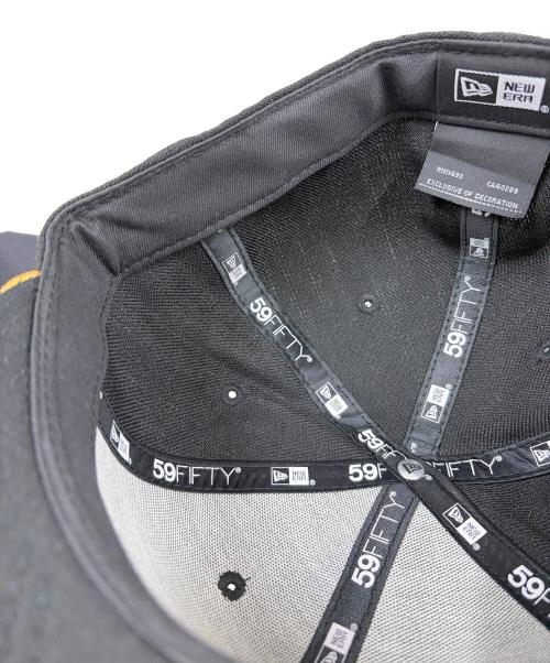 New Era（ニューエラ）New Era (ニューエラ) 59FIFTY 横浜DeNAベイスターズ バイザーステッカー ブラック サイズ:SIZE 7 3/8(58.7cm)の古着・服飾アイテム