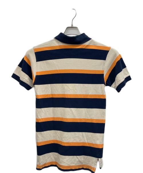FRED PERRY（フレッドペリー）FRED PERRY (フレッドペリー) ポロシャツ ベージュ×オレンジ サイズ:XSの古着・服飾アイテム