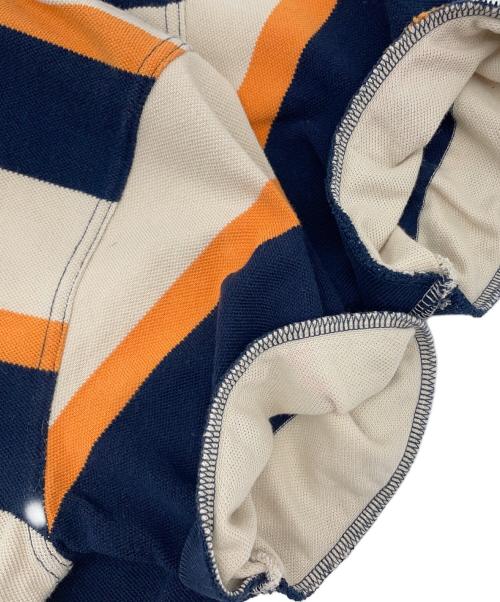 FRED PERRY（フレッドペリー）FRED PERRY (フレッドペリー) ポロシャツ ベージュ×オレンジ サイズ:XSの古着・服飾アイテム