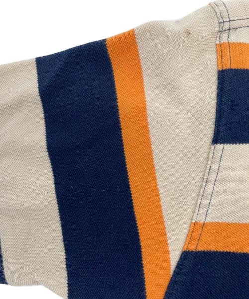 FRED PERRY（フレッドペリー）FRED PERRY (フレッドペリー) ポロシャツ ベージュ×オレンジ サイズ:XSの古着・服飾アイテム