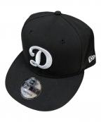 New Eraニューエラ）の古着「9FIFTY LOS ANGELES DODGERS D LOGO」｜ブラック