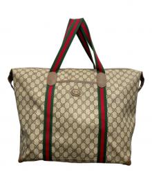 GUCCI（グッチ）の古着「ボストンバッグ」｜ベージュ