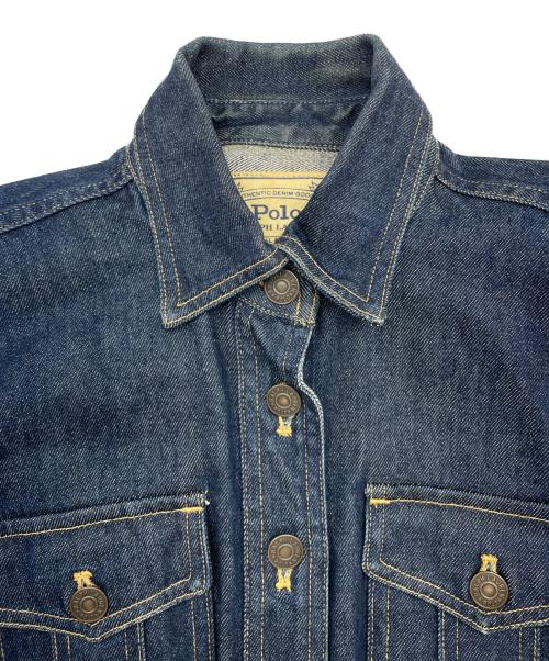 POLO RALPH LAUREN（ポロ・ラルフローレン）POLO RALPH LAUREN (ポロ・ラルフローレン) 長袖ワンピース インディゴ サイズ:00の古着・服飾アイテム