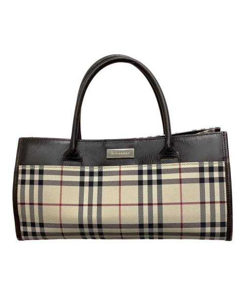 BURBERRY（バーバリー）BURBERRY (バーバリー) ハンドバッグ ベージュの古着・服飾アイテム