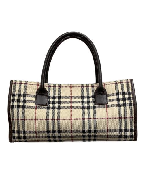 BURBERRY（バーバリー）BURBERRY (バーバリー) ハンドバッグ ベージュの古着・服飾アイテム