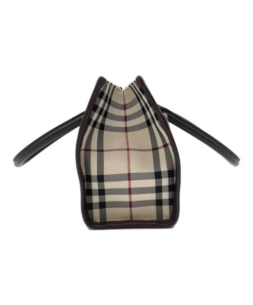 BURBERRY（バーバリー）BURBERRY (バーバリー) ハンドバッグ ベージュの古着・服飾アイテム