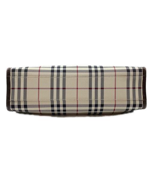 BURBERRY（バーバリー）BURBERRY (バーバリー) ハンドバッグ ベージュの古着・服飾アイテム