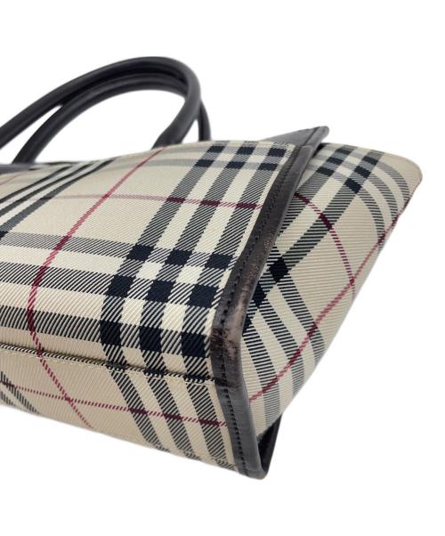 BURBERRY（バーバリー）BURBERRY (バーバリー) ハンドバッグ ベージュの古着・服飾アイテム