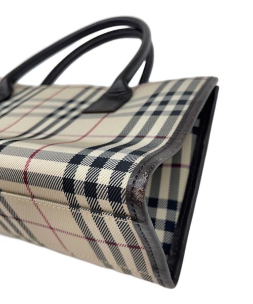 BURBERRY（バーバリー）BURBERRY (バーバリー) ハンドバッグ ベージュの古着・服飾アイテム
