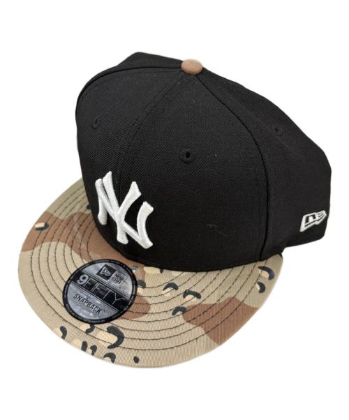 New Era（ニューエラ）New Era (ニューエラ) 9FIFTY NY YANKEES CAMO ブラック×ベージュ サイズ:SNAPBACKの古着・服飾アイテム