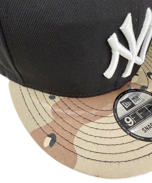 New Era（ニューエラ）New Era (ニューエラ) 9FIFTY NY YANKEES CAMO ブラック×ベージュ サイズ:SNAPBACKの古着・服飾アイテム