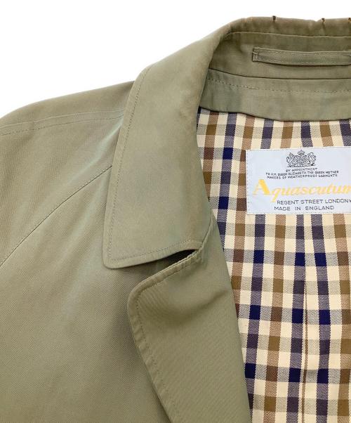 Aquascutum（アクアスキュータム）Aquascutum (アクアスキュータム) ステンカラーコート オリーブ サイズ:表記なしの古着・服飾アイテム