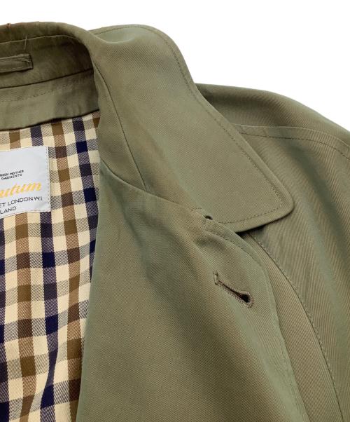 Aquascutum（アクアスキュータム）Aquascutum (アクアスキュータム) ステンカラーコート オリーブ サイズ:表記なしの古着・服飾アイテム