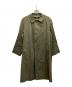 Aquascutum（アクアスキュータム）の古着「ステンカラーコート」｜オリーブ