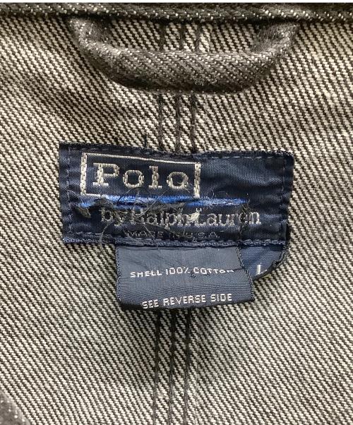 POLO RALPH LAUREN（ポロ・ラルフローレン）POLO RALPH LAUREN (ポロ・ラルフローレン) カバーオール ブラック サイズ:Ｌの古着・服飾アイテム