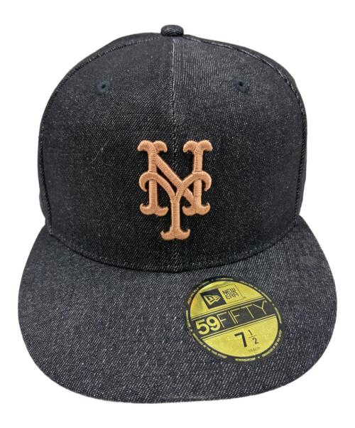 New Era（ニューエラ）New Era (ニューエラ) 59FIFTY REGAL PRESENCE NY METS SUBWAY SERIES インディゴ サイズ:SIZE 7 1/2(59.6cm)の古着・服飾アイテム