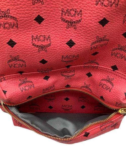 MCM（エムシーエム）MCM (エムシーエム) スタッズリュック ピンクの古着・服飾アイテム
