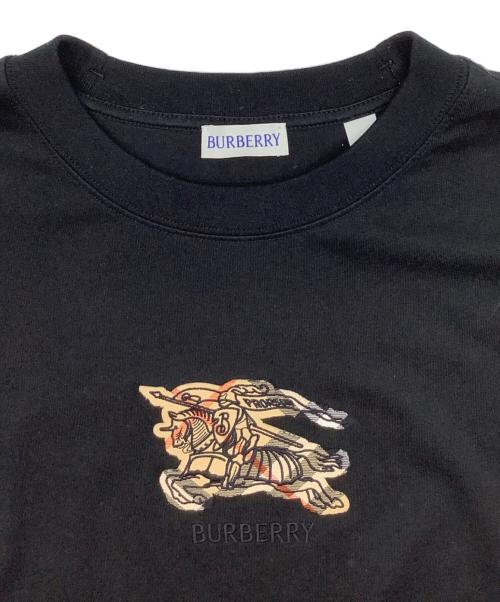 BURBERRY（バーバリー）BURBERRY (バーバリー) 半袖カットソー ブラック サイズ:Lの古着・服飾アイテム