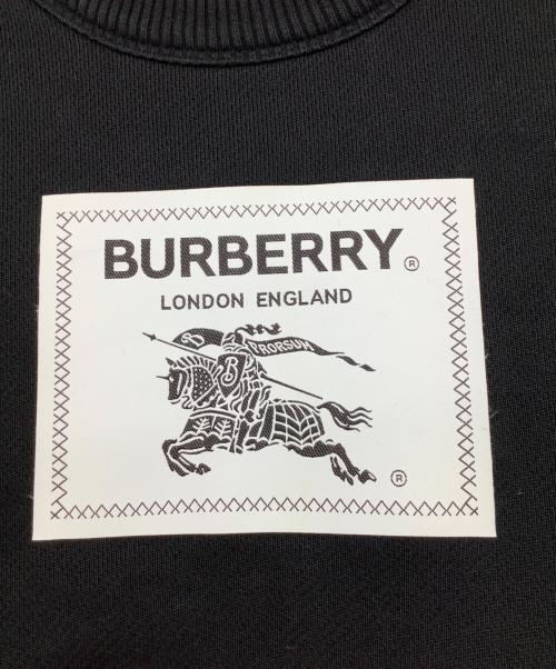 BURBERRY（バーバリー）BURBERRY (バーバリー) スウェット ブラック サイズ:Lの古着・服飾アイテム