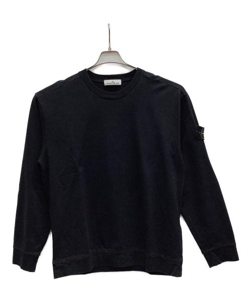 STONE ISLAND（ストーンアイランド）STONE ISLAND (ストーンアイランド) 長袖カットソー ブラック サイズ:Lの古着・服飾アイテム