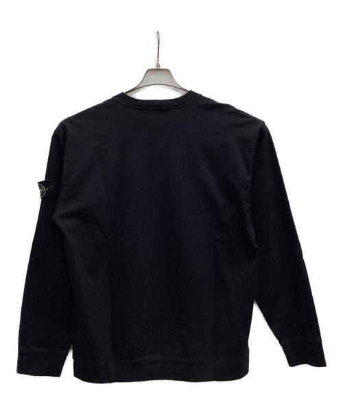 STONE ISLAND（ストーンアイランド）STONE ISLAND (ストーンアイランド) 長袖カットソー ブラック サイズ:Lの古着・服飾アイテム