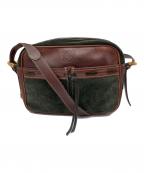 LOEWE MADRIDロエベ）の古着「ショルダーバッグ」｜ブラウン×グリーン