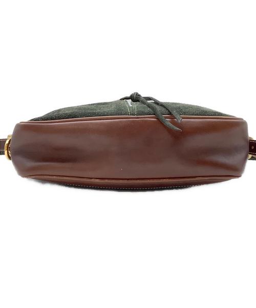LOEWE MADRID（ロエベ）LOEWE MADRID (ロエベ) ショルダーバッグ ブラウン×グリーンの古着・服飾アイテム