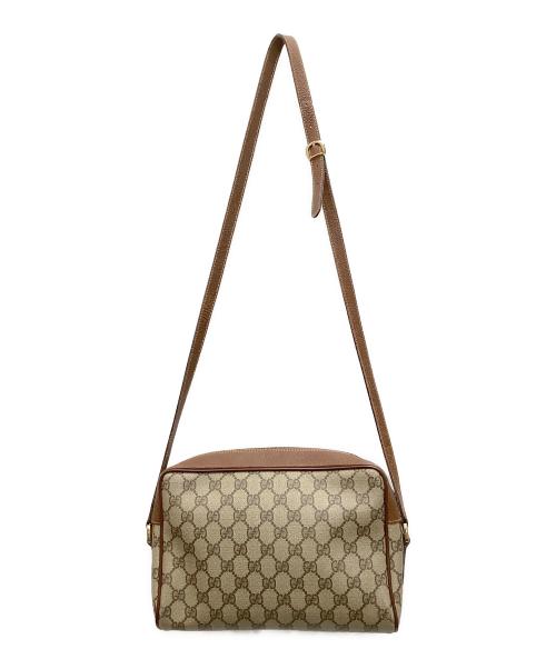 GUCCI（グッチ）GUCCI (グッチ) ショルダーバッグ ベージュ×ブラウンの古着・服飾アイテム