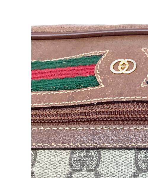 GUCCI（グッチ）GUCCI (グッチ) ショルダーバッグ ベージュ×ブラウンの古着・服飾アイテム